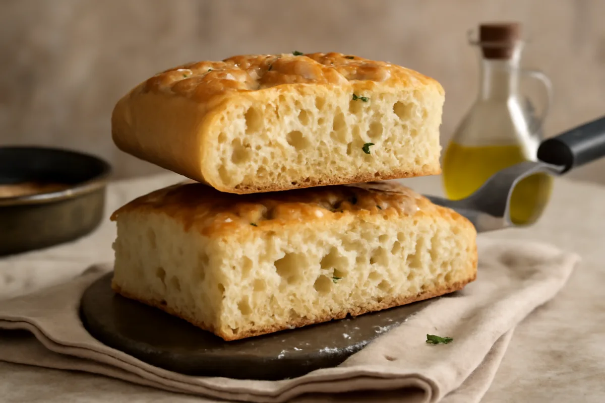 Focaccia croccante sotto e soffice sopra: la doppia cottura che pochi conoscono